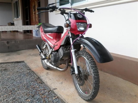 ขาย Suzuki Akira ตัวไม่ครัชมีเล่มไม่โอนทำแนววิบากเหมาะลุยสวนลุยป่าเครื่องดีติดท่อสูตรในตำนานมาด้วน "แดงบางทราย"