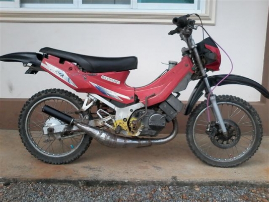 ขาย Suzuki Akira ตัวไม่ครัชมีเล่มไม่โอนทำแนววิบากเหมาะลุยสวนลุยป่าเครื่องดีติดท่อสูตรในตำนานมาด้วน "แดงบางทราย"