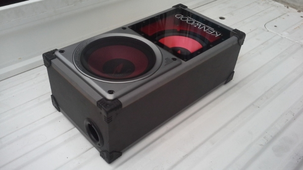 Kenwood !! ตู้ Subwoofer พร้อมดอกซัพ 10" 2 ดอก ไม่มีแอมป์