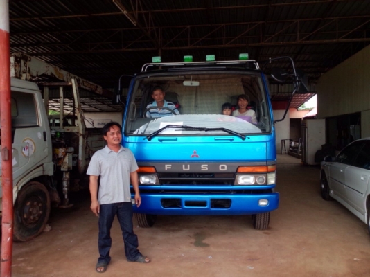 ขายไปสกลนคร หกล้อดัม ฟูโซ่ 6D15 ต่อใหม่ กระบอกใหม่ เกียร์ฝากใหม่