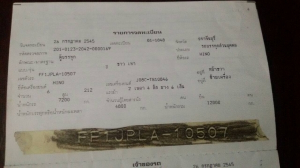 570,000บ-HINO-สมอทอง.ปี45.ตู้3บาน7.20เมตรมือ1ออกห้างใช้น้อย.ก๊าซNGV-100\%-ครัชซีสวยมากเครื่องสตารด์ไม่ติด-