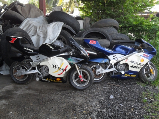 ขายเหมา pocket bike 49cc 2คัน 4900 บาท