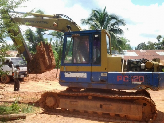 KOMATSU PC120-3 เครื่องเดิม ปั้มเดิม โซ่สวย แทรคสวย ช่วงล่างเต็ม เอวแน่น โนบุ๊คนะครับพี่น้อง