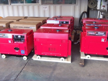 ไดปั่นไฟนำเข้า10kva.