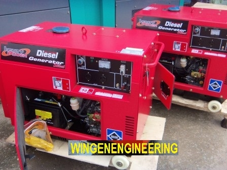 ไดปั่นไฟนำเข้า10kva.