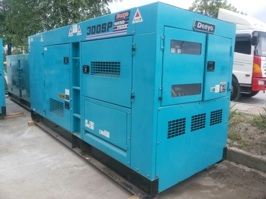 เครื่องปั่นไฟมือสอง DCA-300SPK สนใจโทร 083 081 2889 ฟ้า