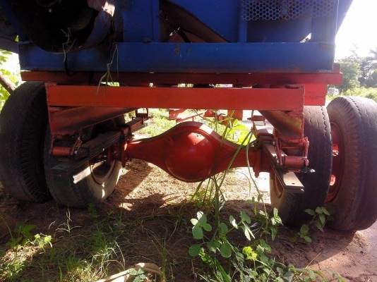 ขายเครื่องสีข้าว5ฟุตครึ่งเกตรพัฒนาสิงเปลือยจัมโบ้ใช้กับรถไถ