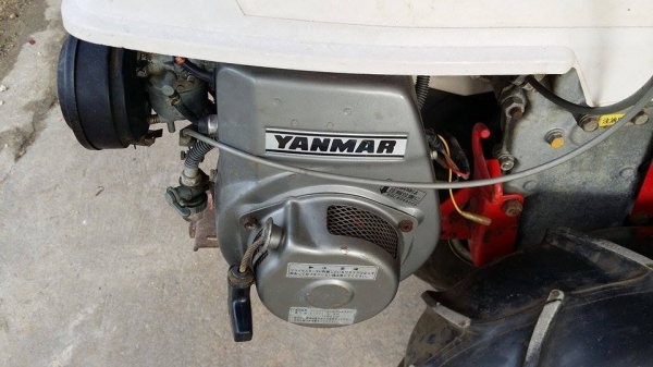 รถเกี่ยวข้าวเดินตามแบบมัดข้าวในตัว YANMAR เก่าญี่ปุ่น สภาพสวย เครื่องพร้อมใช้งาน