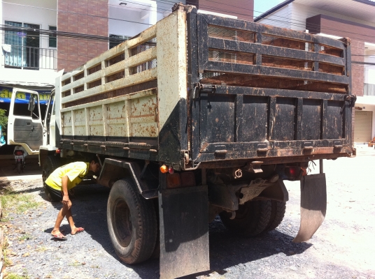 ISUZU FTR ดั้ม ยาง 900 สภาพพร้อมใช้ ทะเบียนพร้อมโอน