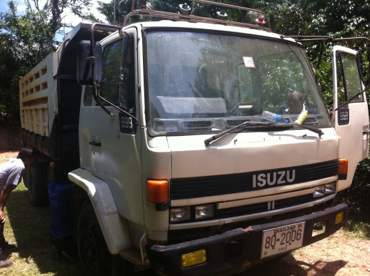 ISUZU FTR ดั้ม ยาง 900 สภาพพร้อมใช้ ทะเบียนพร้อมโอน