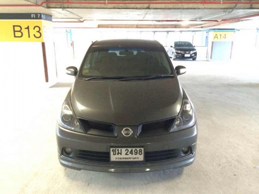 NISSAN TIDA ปี 2550เครื่อง1.8เกียร์ออโต้ แอร์แบคคู่หน้า ตัวท๊อปสุดสีเทา ประกันชั้น 1 รถสภาพสวย มือเดียว TEL0816436440
