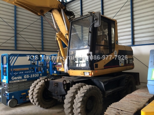 ขายตัด CAT M312 รถขุดล้อยาง นำเข้าจากยุโรป สภาพเยี่ยม ขายถูกครับ