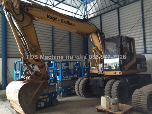 ขายตัด CAT M312 รถขุดล้อยาง นำเข้าจากยุโรป สภาพเยี่ยม ขายถูกครับ