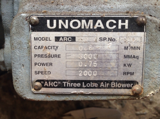 ขายโบวเวอร์อัดอากาศ Unomach ใช้กับมอเตอร์ขนาด 1 HP. สภาพของใหม่เก่าเก็บ มี 10 ตัวครับ ( เหลือ 3 ตัวครับ ) ขายโบวเวอร์อัดอากาศ Unomach ใช้กับมอเตอร์ขนาด 1 HP. สภาพของใหม่เก่าเก็บ มี 10 ตัวครับ ( เหลือ 3 ตัวครับ )