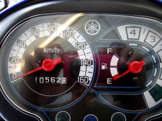 SPARK115 i (สต๊าทมือ) สีน้ำเงิน รถเดือน ธ ค.ปี 56 รถมีเกียที่ประหยัดน้ำมันที่สุด 84 กม./ ลิตร แถม 2รายการ  25900