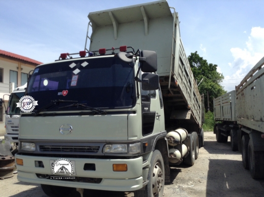 ขายสิบล้อดั้มพ่วงแม่ลูกHINO FM3M240แรงติดก๊าซ6ถังลูกหน้าพระลาน