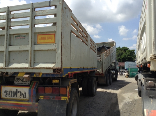 ขายสิบล้อดั้มพ่วงแม่ลูกHINO FM3M240แรงติดก๊าซ6ถังลูกหน้าพระลาน