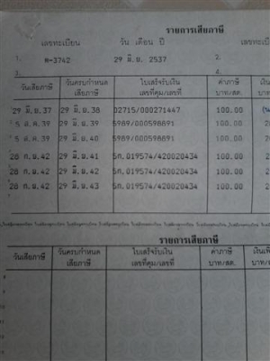 ขายซูซูกิคริสตันทะเบียนพร้อมโอนภาษีขาดเกินรถเดิมเครื่องดีสีสวยเจ้าของเดิมรักษาดี ขาย 5900 บาท