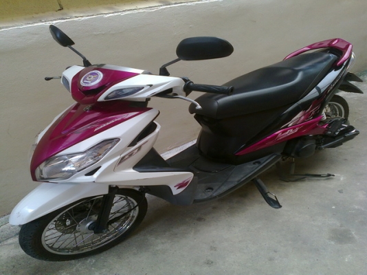 ขายMio125GT ปี53 สีขาวชมพู รถบ้านเดิมๆเครื่องเดิมๆ