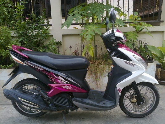 ขายMio125GT ปี53 สีขาวชมพู รถบ้านเดิมๆเครื่องเดิมๆ