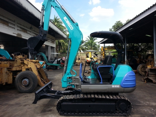 ขาย รถขุด KOBELC0 รุ่น SK035 แทร็กเหล็ก  มือสองญี่ปุ่น
