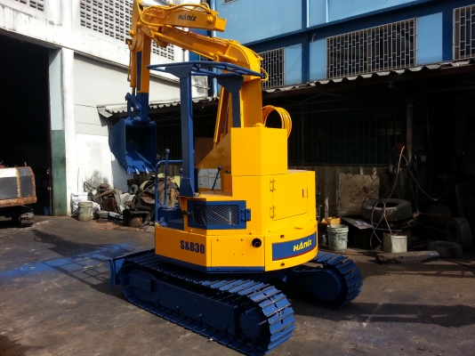 ขาย รถขุด HANIX รุ่น S&amp;B30 แทร็กเหล็ก บูมสไลด์ มือสองญี่ปุ่น