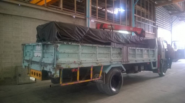 ขายรถบรรทุก6ล้อติดเครน HINO FF1J 210 แรง เครนTADANO TM45Z 3ปอก2ชัก พร้อมใช้งานครับ