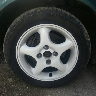 ขายล้อแม็ก 14  4 รู 100 พร้อมยางบิดโตน