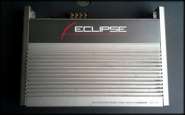 แอมป์ 4Ch ของ Eclipse รุ่น E404M สภาพสวย เสียงดี มือสองญี่ปุ่น