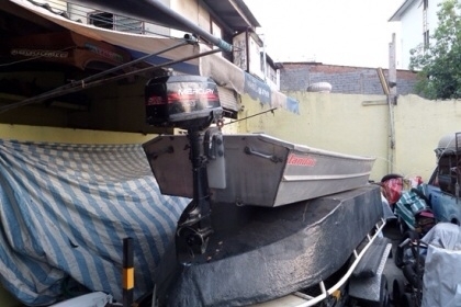 ขายเรือปิเนียม LANDUA 12 ฟุต พร้อมเครื่อง MERCURY 5 แรง นำเข้าจากญี่ปุ่น ราคา 42,000