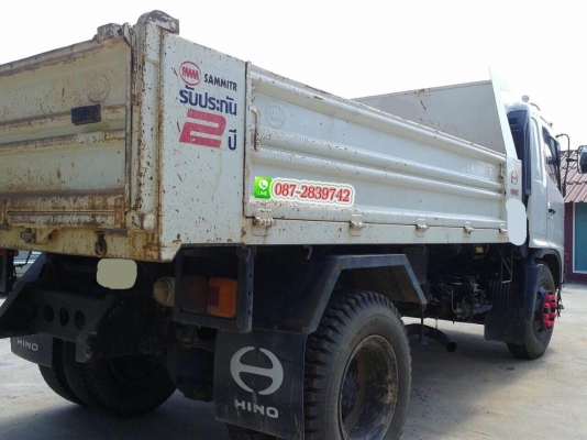 ขายรถดั้มพ์ 6 ล้อ ขนาดใหญ่ ไมล์ 3X,XXX กม.  HINO 220 แรงม้า
