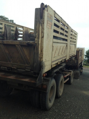 ขายด่วนครับ HINO MEGA 344 ปี 53 พ่วง ลูก 3 คาน ดั้มสามมิตรลอนเฉียง รถสวยครับ พร้อมใช้งาน เอกสารพร้อมโอนครับ