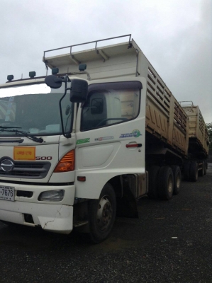 ขายด่วนครับ HINO MEGA 344 ปี 53 พ่วง ลูก 3 คาน ดั้มสามมิตรลอนเฉียง รถสวยครับ พร้อมใช้งาน เอกสารพร้อมโอนครับ