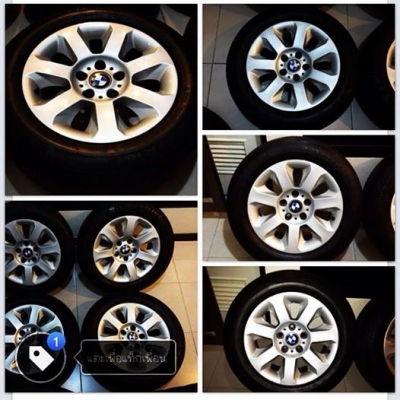 -----ขายแล้ว---แม็กซ์ BMW 16 นิ้ว แท้ซีรีย์ 5 - E60 E39 E34 ยางดอกเต็ม ตจว ส่งได้