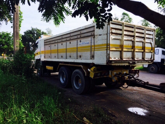 ขายสิบล้อดั้มพ่วงลูก3คานHINO MEGA344แรงซีรี่ย์500ปี53รถบ้าน100\%