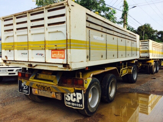 ขายสิบล้อดั้มพ่วงลูก3คานHINO MEGA344แรงซีรี่ย์500ปี53รถบ้าน100\%