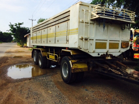 ขายสิบล้อดั้มพ่วงลูก3คานHINO MEGA344แรงซีรี่ย์500ปี53รถบ้าน100\%