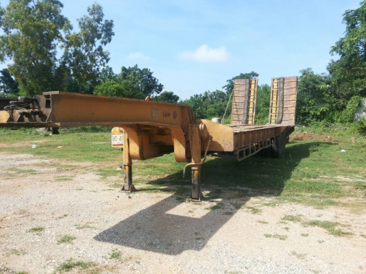 หางโรเบท2เพลา ของPANUS ยาว12ม. กว้าง2.5ม.มีบานพับพร้อมสะพานไฮดรอลิคขยายออกได้3เมตร เล่มทะเบียนพร้อมโอนปี*2535