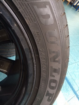 ขายล้อ 6รู139.7ขอบ 18x8 off+20 พร้อมยาง dunlop 245/50/18