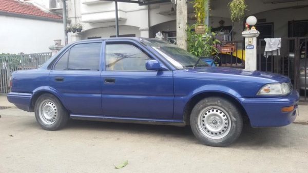 Toyota โดเรมอน ปี89 เครื่อง 4E 16 VALVE EFI หัวฉีด 1.3 น้ำมัน-LPG(ประหยัดมากนะ) เครี่อเกียร์ธรรมดา ช่วงล่าง แอร์ ดีครับ  วิทยุ ซีดี ไพโอเนียร์สภาพสวย ตามรูป (ภาษี ก.ค 58 )