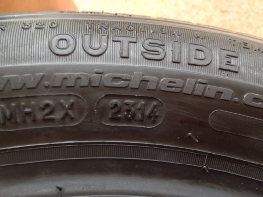 ยาง ถอดป้ายแดง Michelin มิชลิน 175-65-15 ปี 14