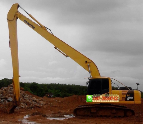 ขายดาวน์รถแบคโฮ บูมยาว KOMATSU PC200-8 LC 3,0XX ชม.
