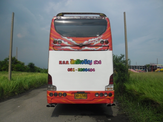 ขายรถบัสพัดลม 12 เมตร ชั้นครึ่ง ตัวถังเชิดชัย