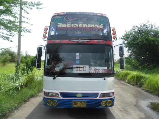 ขายรถบัสพัดลม 12 เมตร ชั้นครึ่ง ตัวถังเชิดชัย