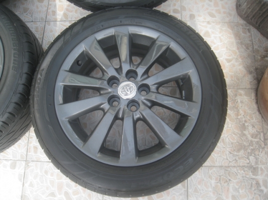 ขายล้อแม็กมือสอง toyota altis 16"x6.5" พร้อมยางปี12 สนใจติดต่อเล็กคลองสามครับ 081-3747940