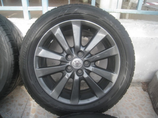 ขายล้อแม็กมือสอง toyota altis 16"x6.5" พร้อมยางปี12 สนใจติดต่อเล็กคลองสามครับ 081-3747940