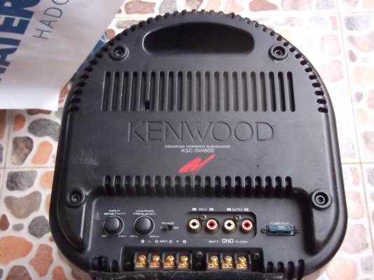 SubBox kenwood ksc-sw 800 ทรงบาซูก้าดอกซับขนาด 8นิ้ว