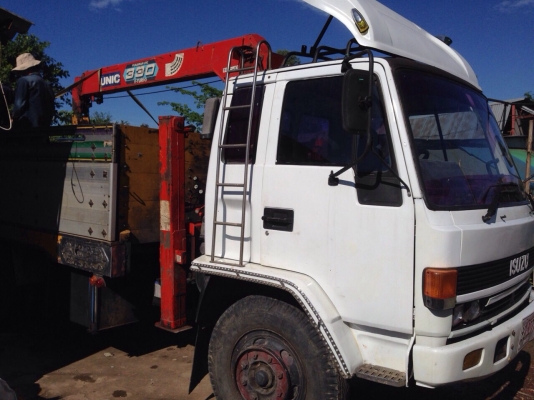 ขาย10ล้อRocky175ติดเครนUNIC330ท้องปลิงยางใหม่10เส้น