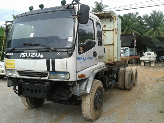 10ล้อ2เพลา270แรงยูโร1.FXZ23NZPF.หัว-คัสซีและมีกระบะดั้มให้1ลูก รถห้างแท้ หัวเดิมบาง คัสซีสวย...ปี*43