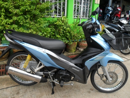 wave110i ปี53 สีฟ้าเทา สภาพสวยเครื่องดีเดิมๆ เอกสารพร้อมโอน